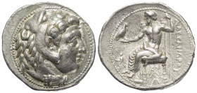 Königreich Makedonien. Alexander III. der Große (336 - 323 v. Chr.).

 Tetradrachme (Silber). Ca. 325 - 323 v. Chr. Babylon.
Vs: Kopf des jugendlic...