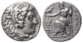 Königreich Makedonien. Alexander III. der Große (336 - 323 v. Chr.).

 Drachme (Silber). Ca. 323 - 319 v. Chr. Sardeis.
Vs: Kopf des jugendlichen H...