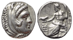 Königreich Makedonien. Alexander III. der Große (336 - 323 v. Chr.).

 Drachme (Silber). Ca. 323 - 319 v. Chr. Sardeis.
Vs: Kopf des jugendlichen H...