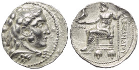 Königreich Makedonien. Alexander III. der Große (336 - 323 v. Chr.).

 Tetradrachme (Silber). 316 / 315 v. Chr. (Jahr 31). Tyros.
Vs: Kopf des juge...