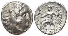Königreich Makedonien. Alexander III. der Große (336 - 323 v. Chr.).

 Drachme (Silber). Ca. 310 - 301 v. Chr. Kolophon.
Vs: Kopf des jugendlichen ...