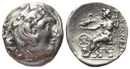 Königreich Makedonien. Alexander III. der Große (336 - 323 v. Chr.).

 Drachme (Silber). Ca. 290 - 275 v. Chr. Chios.
Vs: Kopf des jugendlichen Her...