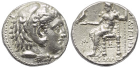 Königreich Makedonien. Philippos III. Arrhidaios (323 - 317 v. Chr.).

 Tetradrachme (Silber). Ca. 323 - 315 v. Chr. Babylon.
Vs: Kopf des jugendli...