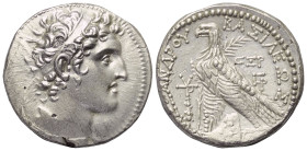 Seleukidisches Königreich. Alexander I. Balas (152 - 144 v. Chr.).

 Tetradrachme (Silber). 147 / 146 v. Chr. (Jahr 166). Tyros.
Vs: Drapierte Büst...