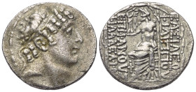 Seleukidisches Königreich. Philippos I. Philadelphos (95/4 - 76/5 v. Chr.).

 Tetradrachme (Silber). Ca. 88 - 75 v. Chr. Antiochia am Orontes.
Vs: ...