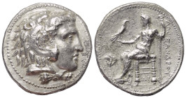 Ptolemäisches Königreich. Ptolemaios I. Soter (305 - 282 v. Chr.).

 Tetradrachme (Silber). Ca. 300 - 281 v. Chr. Memphis.
Prägung im Namen Alexand...