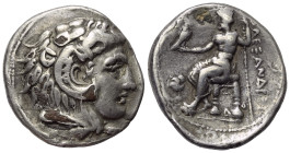 Ptolemäisches Königreich. Ptolemaios I. Soter (305 - 282 v. Chr.).

 Tetradrachme (Silber). Ca. 300 - 281 v. Chr. Memphis.
Prägung im Namen Alexand...