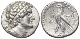 Ptolemäisches Königreich. Ptolemaios VI. Philometor (180 - 145 v. Chr.).

 Tetradrachme (Silber). 160 / 159 v. Chr. (Jahr 21). Alexandria.
Vs: Kopf...