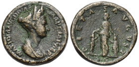 Paduaner. Matidia (gest. 119 n. Chr.).

 Sesterz (Bronze).
Vs: MATIDIA AVG DIVAE - MARCINIANAE F. Büste nach rechts.
Rs: PIETAS AVGVST / SC. Pieta...