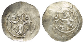 Kärnten. Ulrich III. von Kärnten (1256 - 1269).

 Pfennig - Friesacher Schlag (Silber). Landstraß.
Vs: Doppelköpfiger Adler.
Rs: Greif nacht recht...