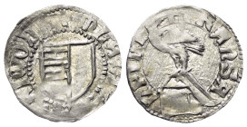 Walachei - Fürstentum. Vladislav I. (1364 - 1377).

 Ducat (Silber). Ohne Jahr.
Typ III.

Vs: + M(oneta) LADIZLAI WAIWODE. Gespaltenes Wappenschi...