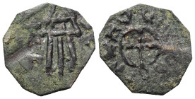 Toros II. - Baron (1144 - 1168).

 Pogh (Kupfer).
Vs: Kreuz. Außen herum, auf Armenisch: 'Toros durch Gottes Gnade'.
Rs: Turm.

20 mm. 1,61 g. ...