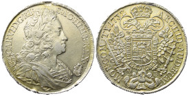 Habsburger bis 1806. Karl VI. (1711 - 1740).

 Taler (Silber). 1732 KB. Kremnitz.
Vs: CAR:VI.D:G:R:I: - S:AG:HI:H:B:REX. Bekröntes und gepanzertes ...