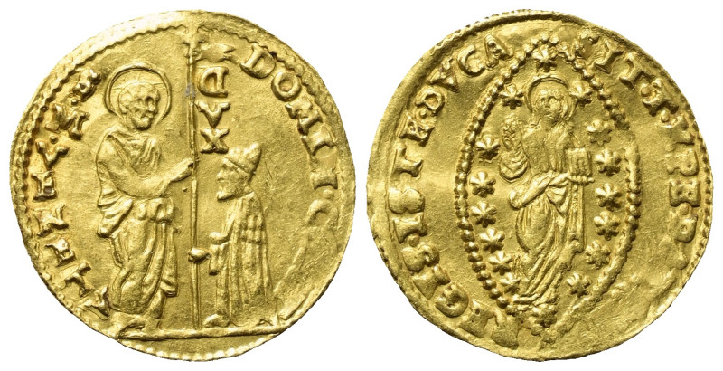 Italien. Venedig. Domenico Contarini (1659 - 1675).

 Zecchino (Gold).
Vs: Kn...