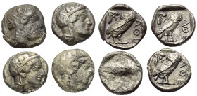 Griechische Münzen - Lots.


Athen (Attika).

Lot (4 Stück, Silber): Tetradrachmen; 5. Jhdt. v. Chr.

Sehr schön - fast sehr schön.

Verkauft...