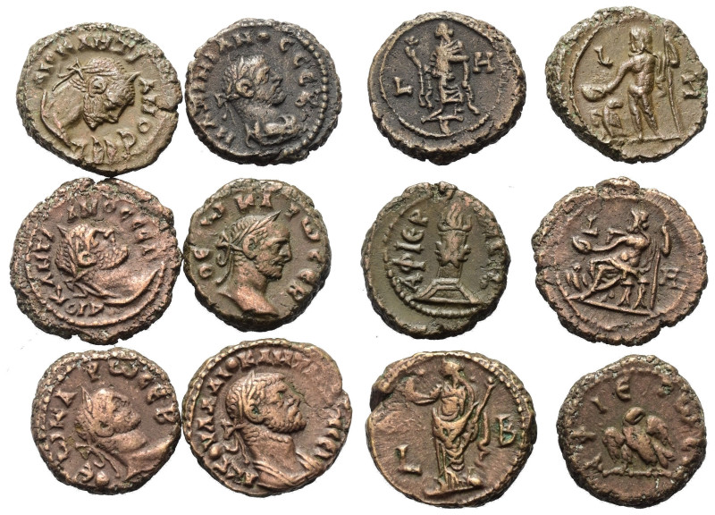 Provinzialrömische Münzen - Lots.


Ägypten.

Lot (6 Stück, Kupfer): Tetrad...