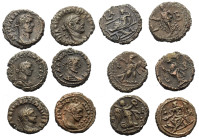 Provinzialrömische Münzen - Lots.


Ägypten.

Lot (6 Stück, Kupfer): Tetradrachme; 3. Jhdt. n. Chr.

Sehr schön - fast vorzüglich.

Verkauft ...