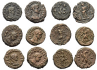Provinzialrömische Münzen - Lots.


Ägypten.

Lot (6 Stück, Kupfer): Tetradrachme; 3. Jhdt. n. Chr.

Sehr schön - fast vorzüglich.

Verkauft ...