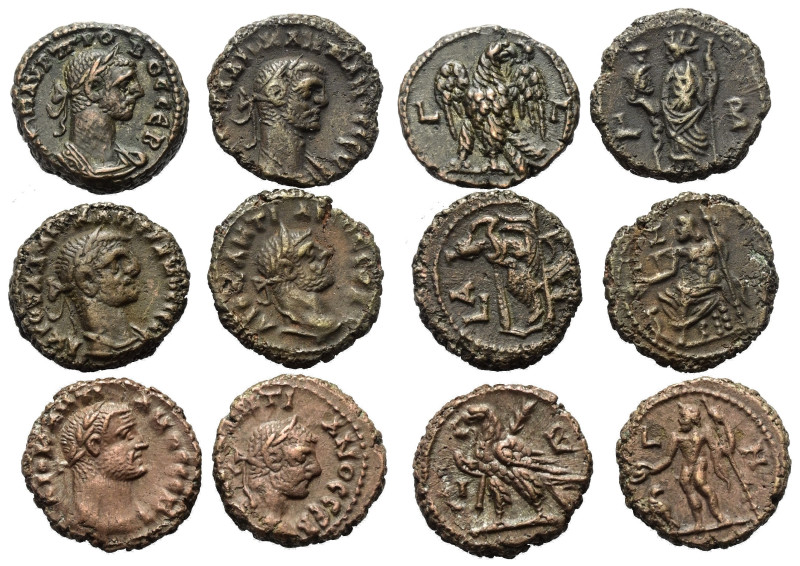 Provinzialrömische Münzen - Lots.


Ägypten.

Lot (6 Stück, Kupfer): Tetrad...