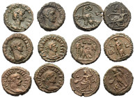 Provinzialrömische Münzen - Lots.


Ägypten.

Lot (6 Stück, Kupfer): Tetradrachme; 3. Jhdt. n. Chr.

Sehr schön - fast vorzüglich.

Verkauft ...
