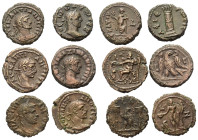Provinzialrömische Münzen - Lots.


Ägypten.

Lot (6 Stück, Kupfer): Tetradrachme; 3. Jhdt. n. Chr.

Sehr schön - fast vorzüglich.

Verkauft ...