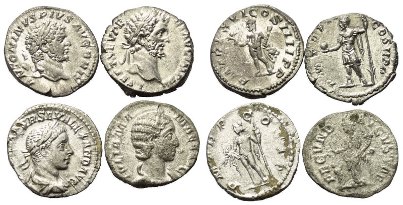Römische Münzen - Lots. Kaiserzeit.


Lot (4 Stück, Silber): Denare des Septi...