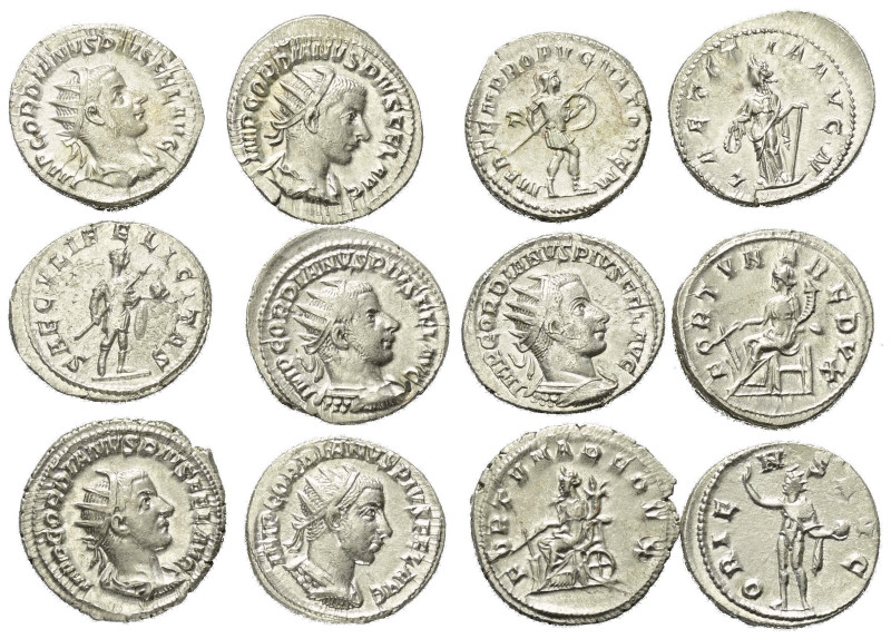 Römische Münzen - Lots. Kaiserzeit.


Lot (6 Stück, Silber): Antoniniane des ...