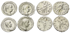 Römische Münzen - Lots. Kaiserzeit.


Lot (4 Stück, Silber): Antoniniane des Gordianus III. (238 - 244 n. Chr.)

Vorzüglich / fast prägefrisch.
...