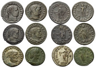 Römische Münzen - Lots. Kaiserzeit.


Lot (6 Stück, Bronze): Folles.
Unter anderem: Diocletianus (284 - 305 n. Chr.), Maximianus I. Herculius (285...