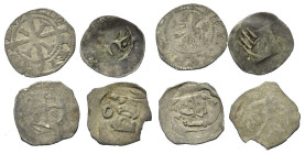 Mittelalter - Lots.


Deutsche Fürstentümer. Gemischt.
Tirol - Grafschaft. Meinhard II. (1271 - 1295).

Lot (4 Stück, Silber): Pfennige und Zwai...