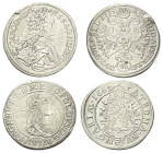 Österreich - Lots.


Habsburger bis 1806.
Leopold I. (1658 - 1705) und Karl VI. (1711 - 1740).

Lot (2 Stück, Silber): VI Kreuzer 1715 und 1669 ...
