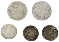 Europa - Lots.


Polen. Königreich. 
Meist Sigismund III. Wasa (1587 - 1632).

Lot (5 Stück, Silber): Halbgroschen ohne Jahr und 1512; Sechgrösc...