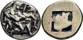 TRACIA THASOS. Fundición del XIX o principios del XX de estátera