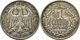 ALEMANIA. Weimar Rep. Águila. 1 Reich marco. 1925D