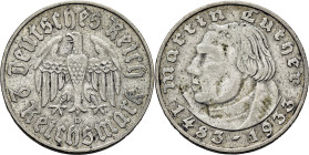 ALEMANIA. III Reich. Martín Lutero. 450 años de la reforma. 2 Reich marcos