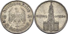 ALEMANIA. III Reich. Primer año de gobierno 21/3/1933. 5 Reich marcos