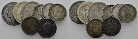 ALFONSO XIII. 50 céntimos. 1904*04 (2) y 1926. Junto a 1 peseta (2)… Lote de 8