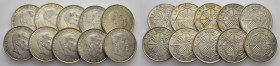 ESTADO ESPAÑOL. 100 pesetas. 1966*19-66 (9) y 1966*19-67. Lote de 10