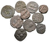 Lot of ca. 10 byzantine bronze coins / SOLD AS SEEN, NO RETURN! 

Very Fine