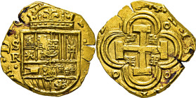 FELIPE IV. Sevilla. 8 escudos. (1)644. R. Casi SC-. Soberbio. Rarísima