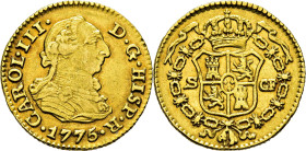 CARLOS III. Sevilla. 1/2 escudo. 1775. CF