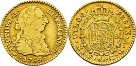 CARLOS III. Sevilla. 1 escudo. 1785. C