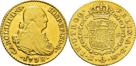 CARLOS IV. Madrid. 1 escudo. 1798. MF