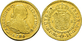 CARLOS IV. Nuevo Reino. 1 escudo. 1795. JJ