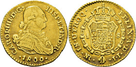 CARLOS IV. Nuevo Reino. 1 escudo. 1800. JJ