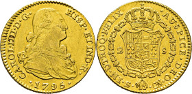 CARLOS IV. Sevilla. 2 escudos. 1795. CN