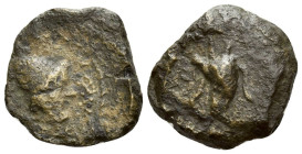 Latium, Central Italy, uncertain mint Bronze I cent BC