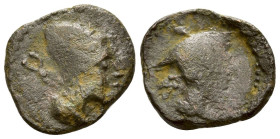 Latium, Central Italy, uncertain mint. Minturnae (?) Bronze I cent. BC