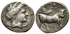 Campania , Neapolis Didrachm circa 300 - Ex Ars-Classica sale XII, 1926, 118.