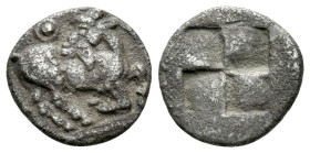 Macedonia, Acanthus Trihemiobol circa 510-480 - Ex NAC sale R, 2007, 1101.